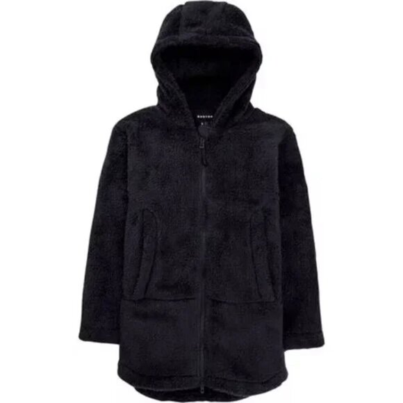 NWT Burton Minxy Sherpa Full Zip Hooded Black Jacket - Picture 5 of 6